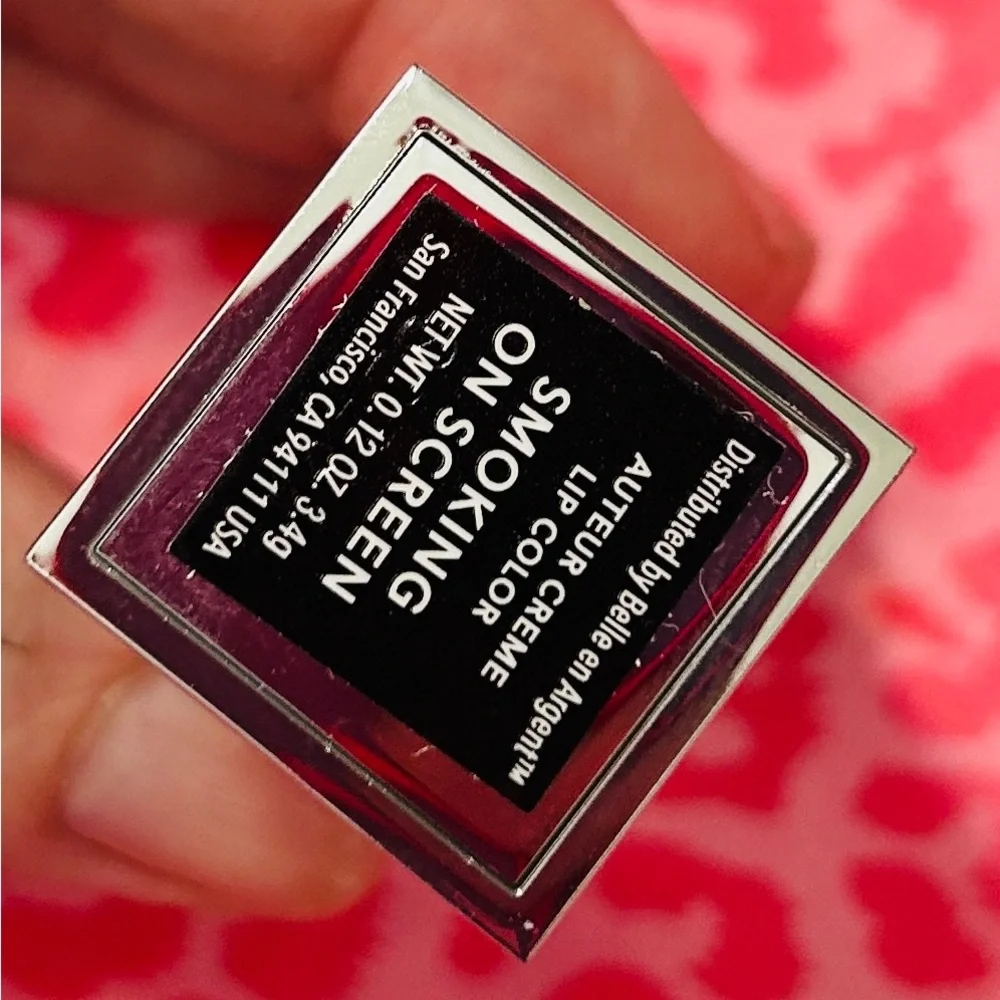 Luxurious Silver Lipstick - Smoking On Screen